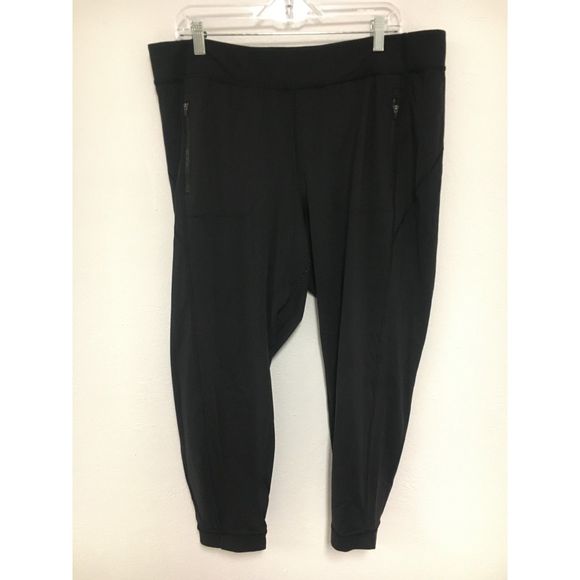 Athleta Pants - Athleta Courtside Trouser Black Size XL Nylon Spandex Athleisure EUC